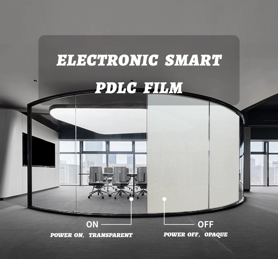Hot Sale Self Adhesive Switchable Smart Electric-Privacy-Glass Window Tint Film Pdlc Film in Glass for Window